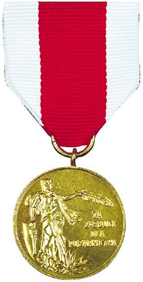 Zoty medal Za Zasugi dla Poarnictwa